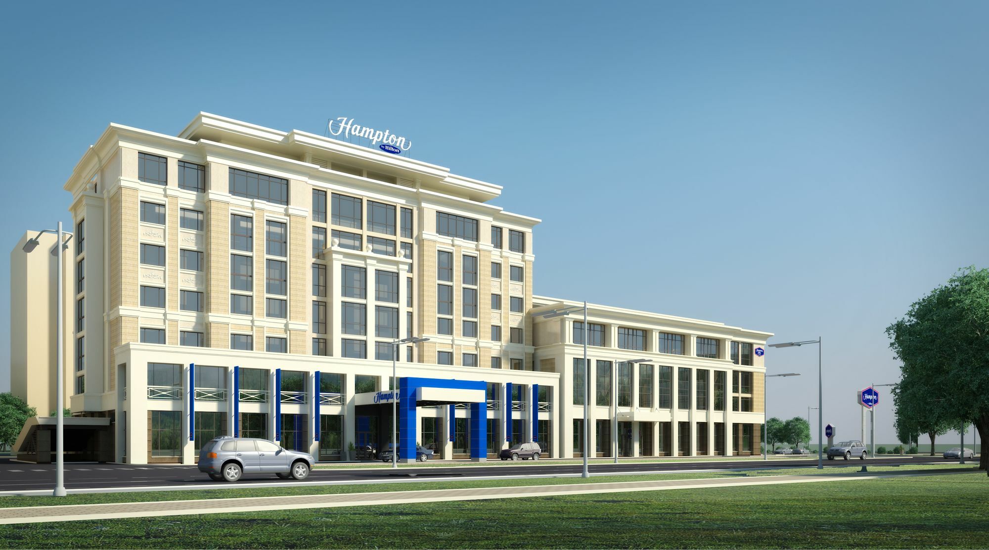 Hampton By Hilton Astana Triumphal Arch Hotell Eksteriør bilde